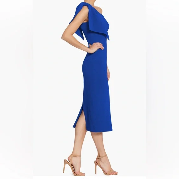 elegant mother of the bride dresses blue Hand Beaded Long Sleeve Mother of The Bride Dress By The Dress Outlet main image 1